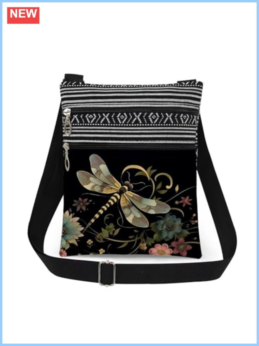 XiaoGalaee Polyester Crossbody Bag Adjustable Strap Women's Daily Travel